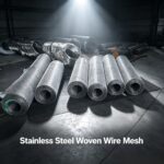 Roll Stainless Steel Woven Wire Mesh Corrosion Resistant For Filtration Mining